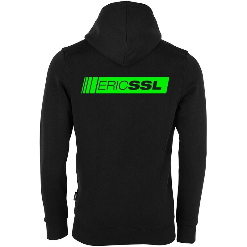 ERIC SSL Luxury Zip-Hoodie Farbe Schwarz (Unisex)