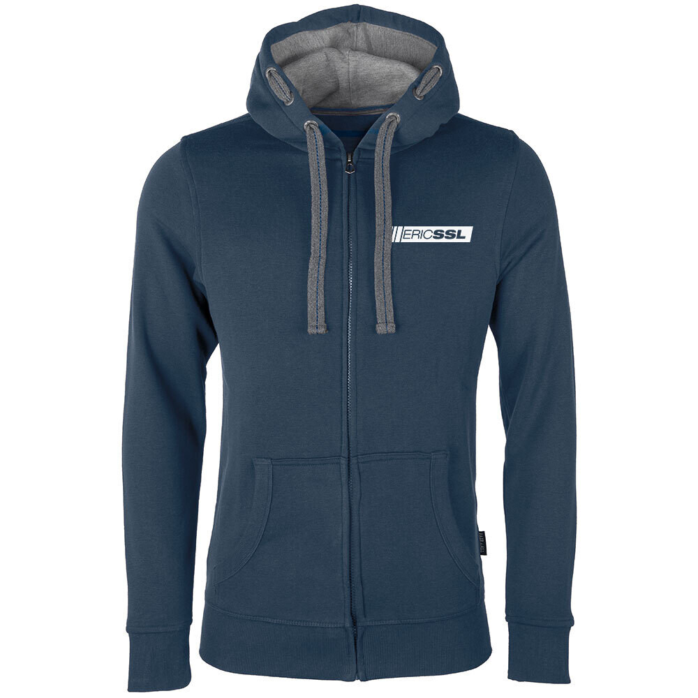 ERIC SSL Luxury Zip-Hoodie Farbe Denim (Unisex)