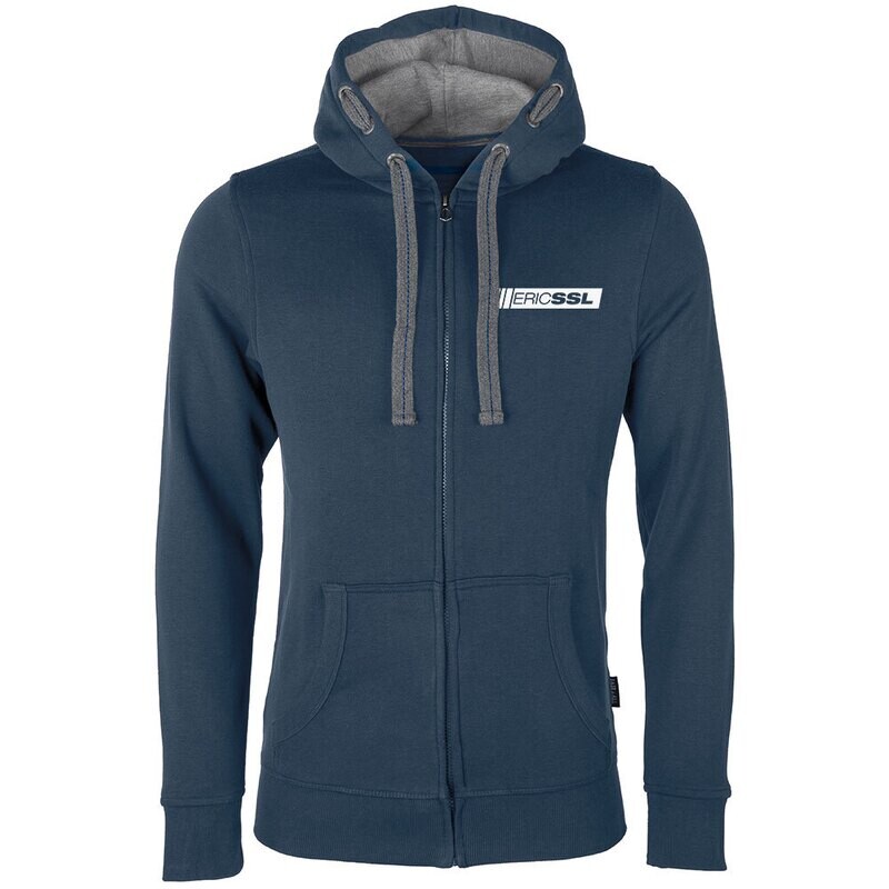 ERIC SSL Luxury Zip-Hoodie Farbe Denim (Unisex) ERIC SSL Luxury Zip-Hoodie Farbe Denim (Unisex)