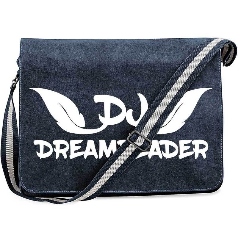 DJ Dreamreader Vintage Messenger Bag (Großes Logo)