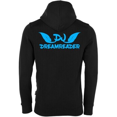 DJ Dreamreader Luxury Zip-Hoodie Farbe Schwarz (Unisex)