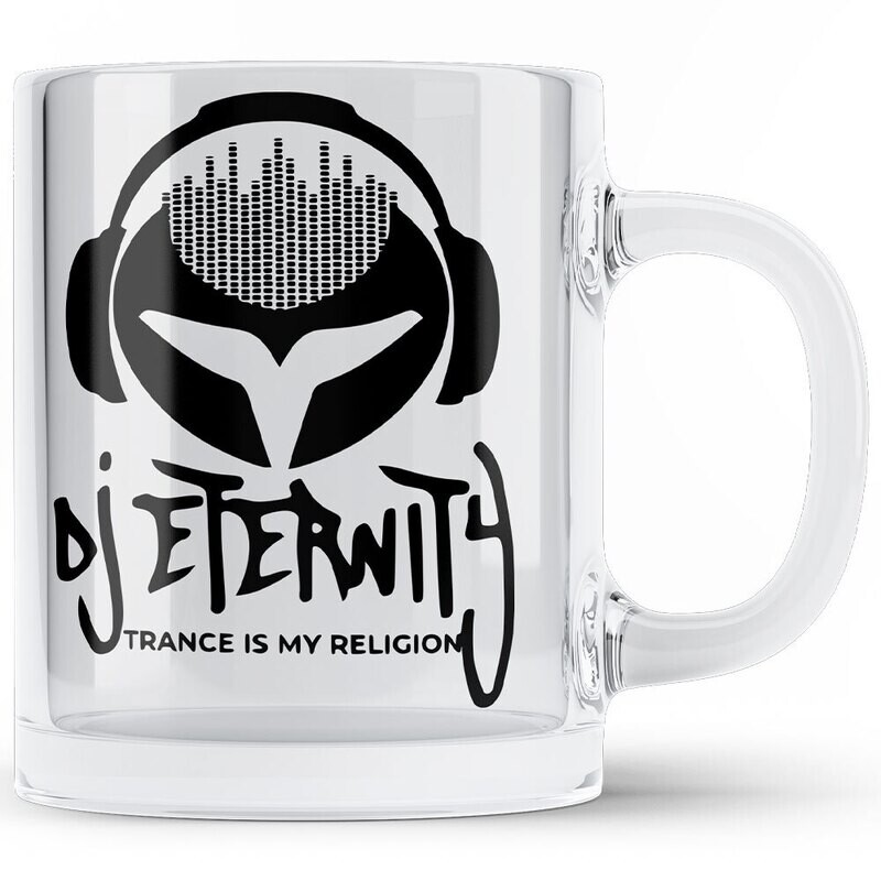 DJ Eternity Tasse aus klarem Glas