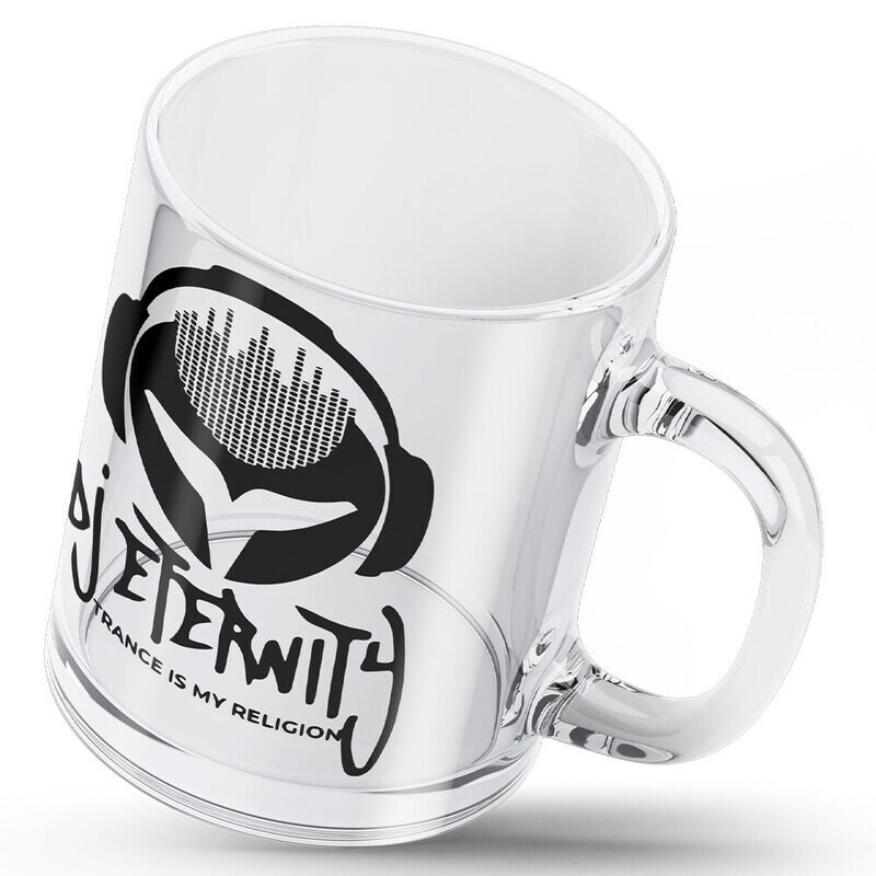 DJ Eternity Tasse aus klarem Glas
