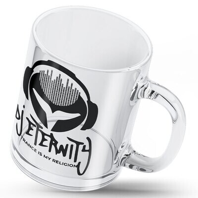 DJ Eternity Tasse aus klarem Glas