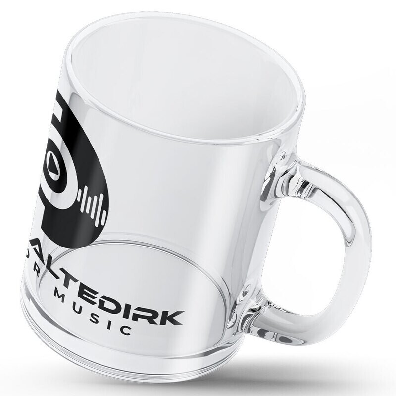 Durchhaltedirk Tasse aus klarem Glas Durchhaltedirk Tasse aus klarem Glas