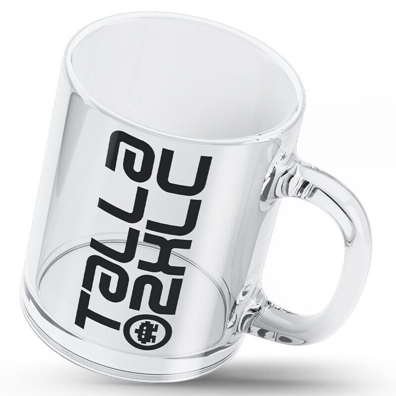 Talla 2XLC glass mug (clear) Talla 2XLC glass mug (clear)