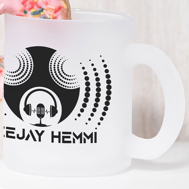 Deejay Hemmi Tasse aus gefrostetem Glas