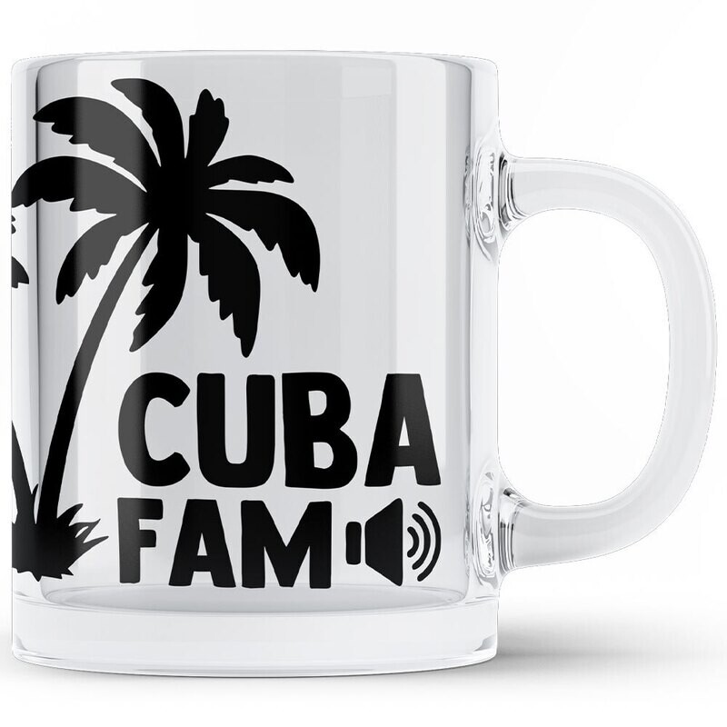 C.U.B.A. FAM Tasse aus klarem Glas