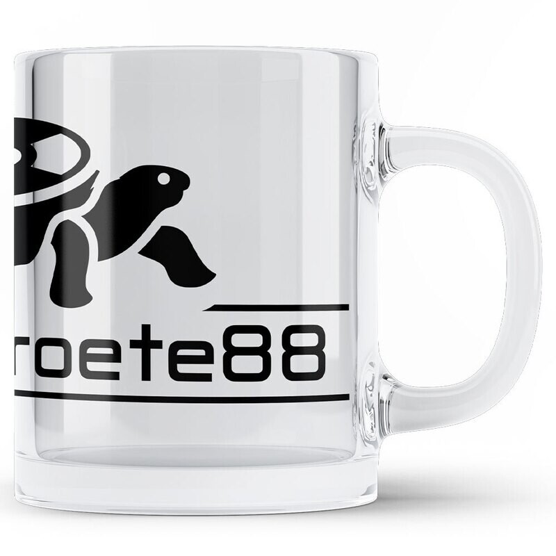 Trancekroete88 Glastasse (Klares Glas)
