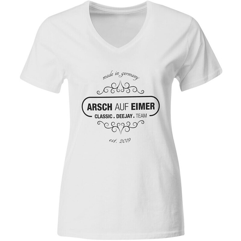 "Arsch auf Eimer" T-Shirt (Women / Design 1)
