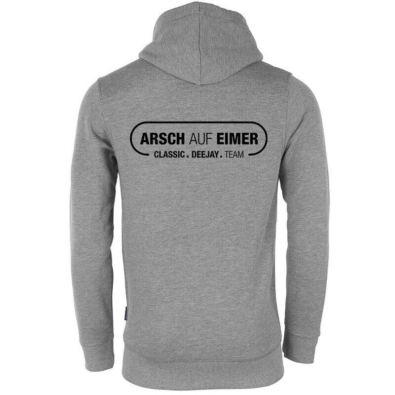 "Arsch auf Eimer" Luxury Zip-Hoodie (Unisex / Design 2)