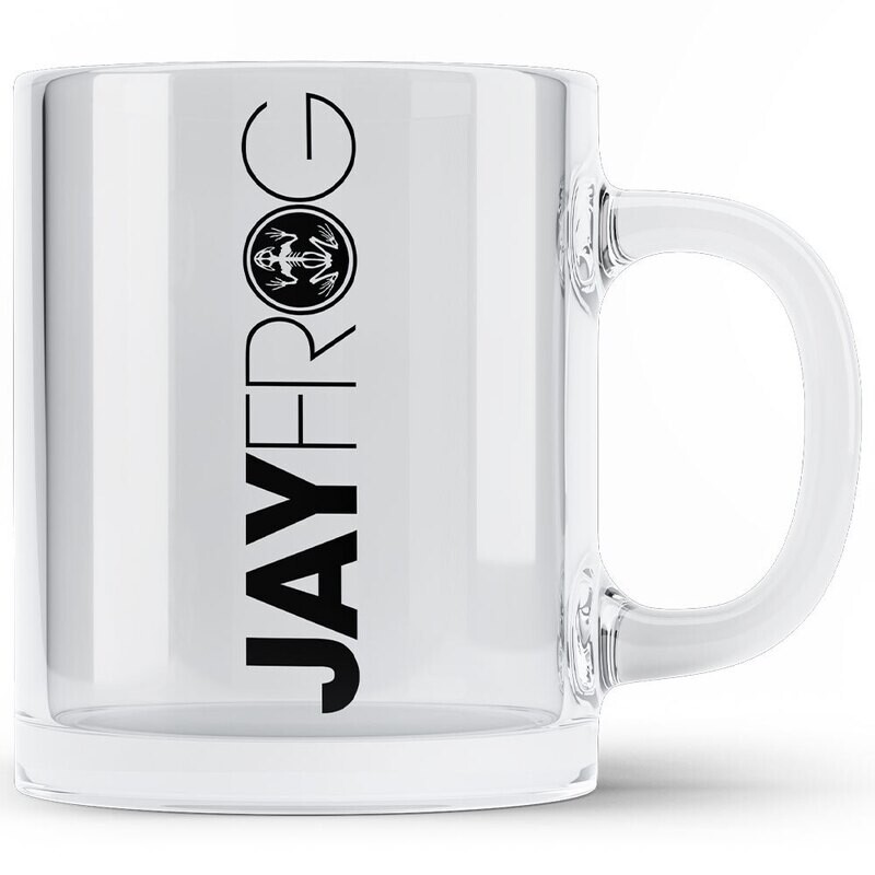 Jay Frog Tasse aus klarem Glas