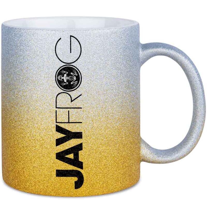 Jay Frog Luxury Glitzertasse mit Farbverlauf (erhältlich in fünf funkelnden Varianten)