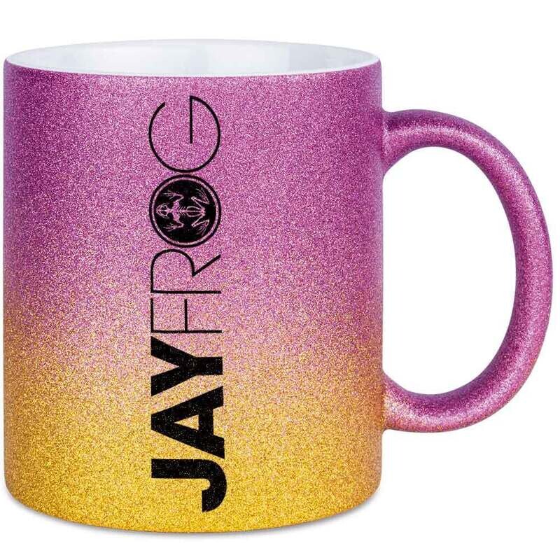 Jay Frog Luxury Glitzertasse mit Farbverlauf (erhältlich in fünf funkelnden Varianten)