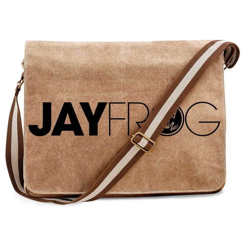 Jay Frog Vintage Messenger Bag (Großes Logo) Jay Frog Vintage Messenger Bag (Großes Logo)