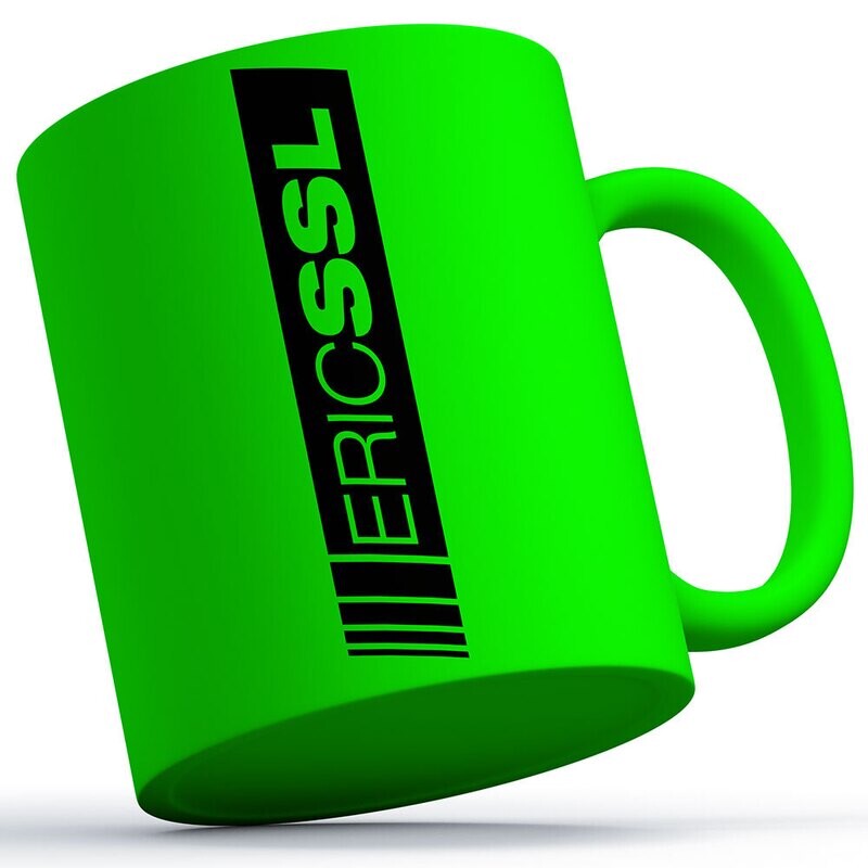 ERIC SSL Neontasse Design 2 (erhältlich in zwei Farben)