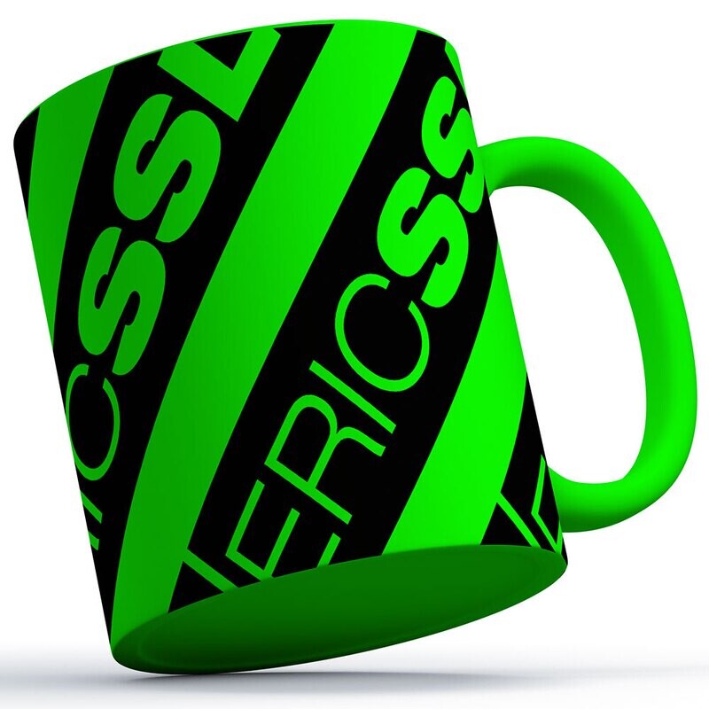 ERIC SSL Neontasse Tasse Design 1 (erhältlich in zwei Farben)