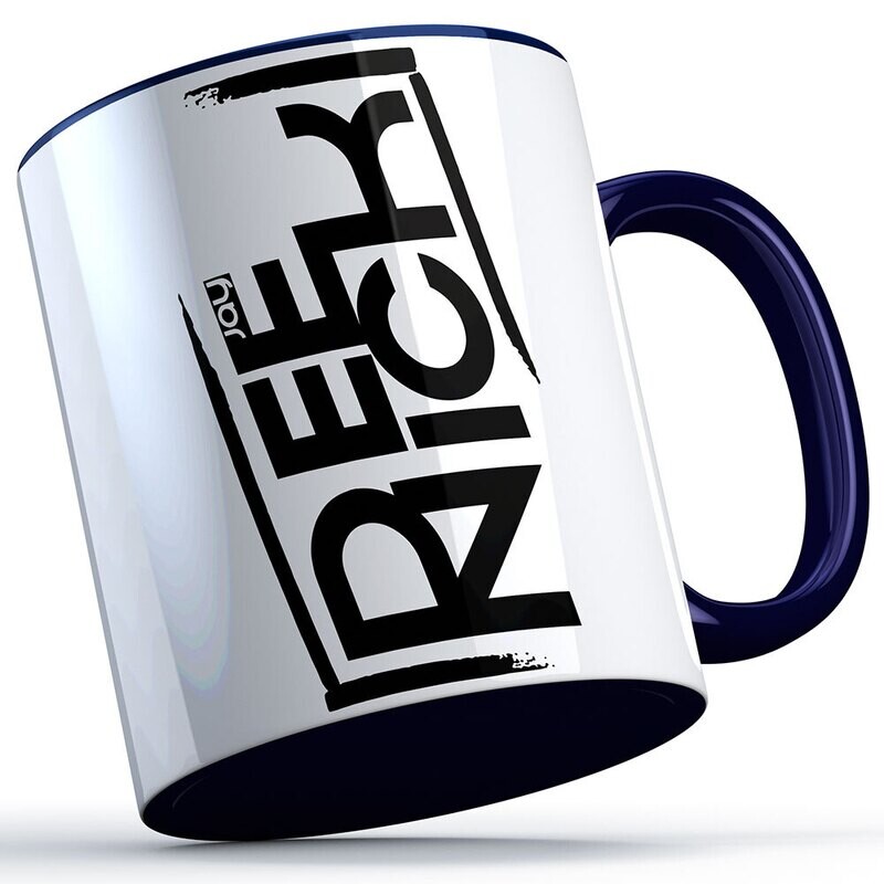 DeeNick Two-Tone Tasse Logo vertikal (erhältlich in fünf Farben)
