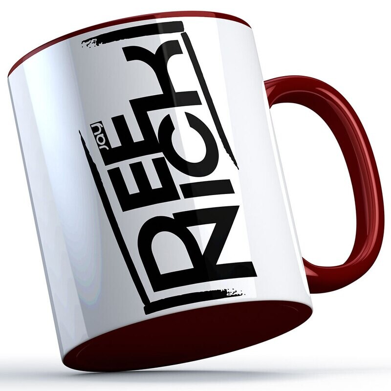 DeeNick Two-Tone Tasse Logo vertikal (erhältlich in fünf Farben)