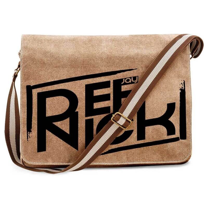 DeeNick Vintage Messenger Bag (Großes Logo)