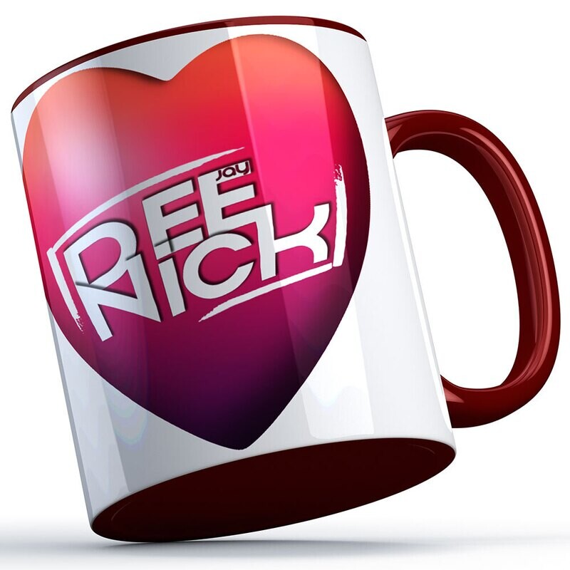 DeeNick Emote Two-Tone Tasse "Herz" (erhältlich in fünf Farben)