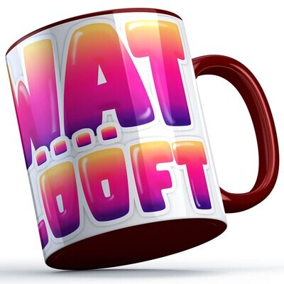 DeeNick Emote Two-Tone Tasse "Wat lööft" (erhältlich in fünf Farben)