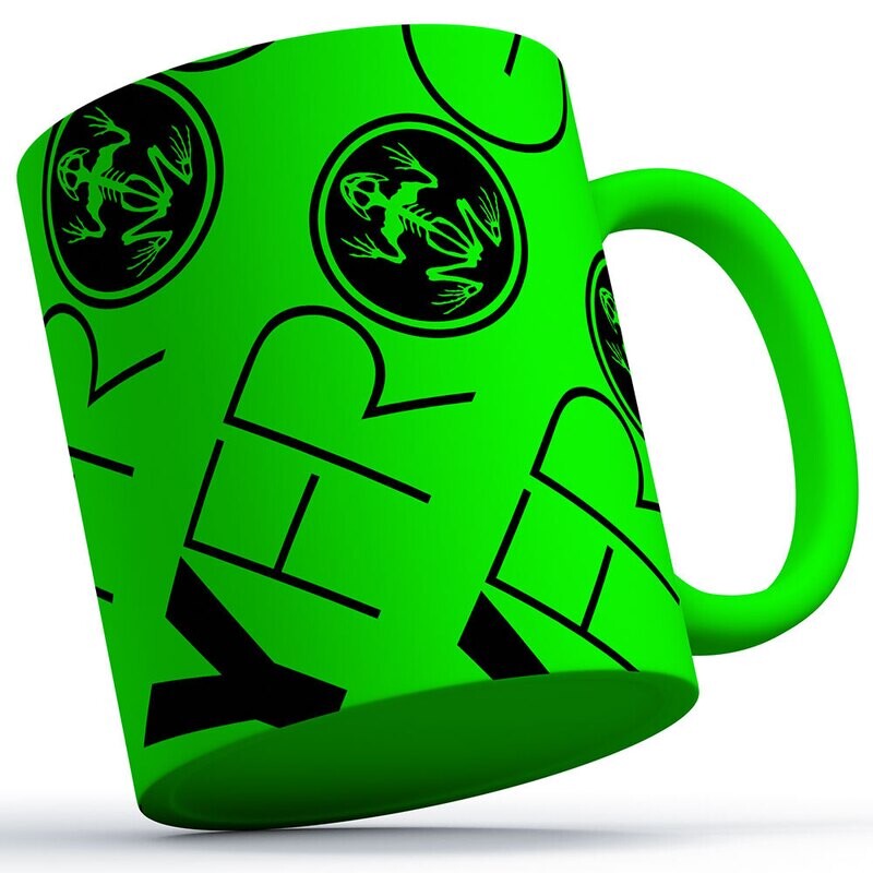 Jay Frog Neontasse Design 2 (erhältlich in zwei Farben)