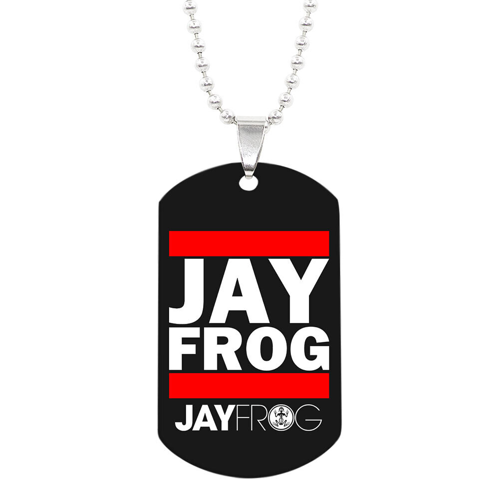 Halskette mit Jay Frog ID-Tag Anhänger (Design 2)