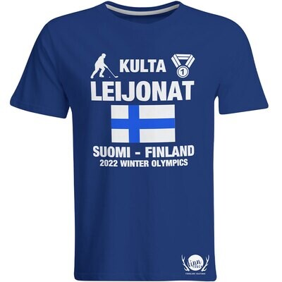 Kultaleijonat - Eishockey-Olympiasieger 2022 Finnland T-Shirt (Herren)