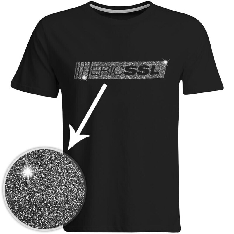 ERIC SSL Magic Glitter T-Shirt (Glitter silber / Men) ERIC SSL Magic Glitter T-Shirt (Glitter silber / Men)