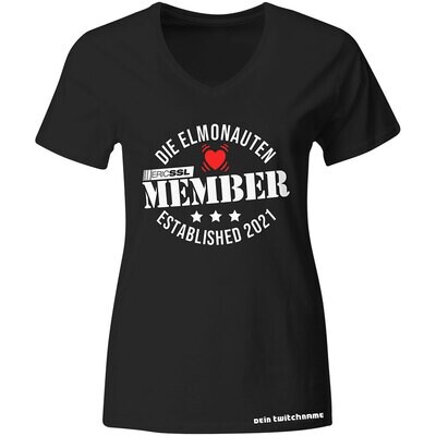Official ERIC SSL Member-Shirt inkl. individuellem Twitchnamen-Druck (Women)