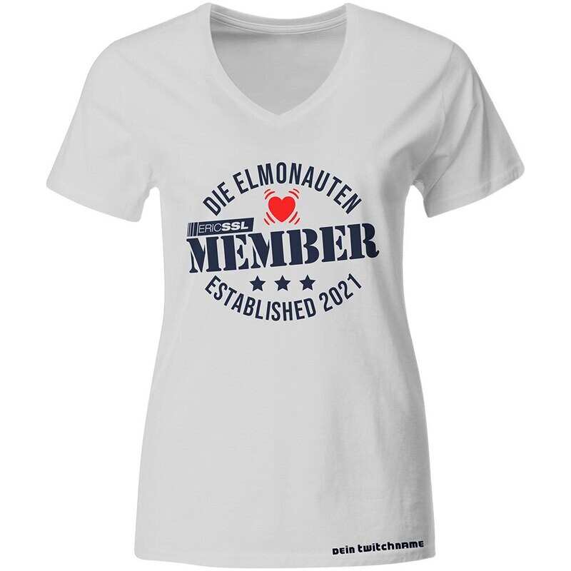 Official ERIC SSL Member-Shirt inkl. individuellem Twitchnamen-Druck (Women)