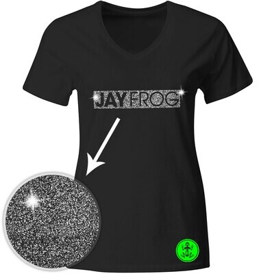 Jay Frog Magic Glitter T-Shirt (Glitter silber / Women )