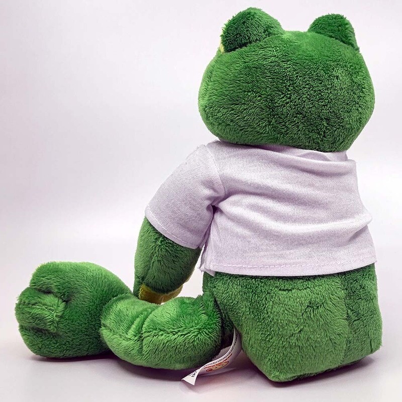 Plüschfrosch mit Jay Frog T-Shirt