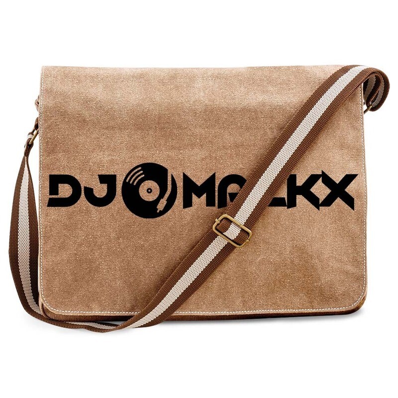 DJ Mackx Vintage Messenger Bag DJ Mackx Vintage Messenger Bag