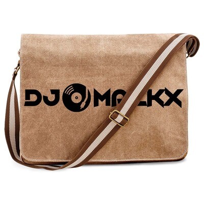 DJ Mackx Vintage Messenger Bag