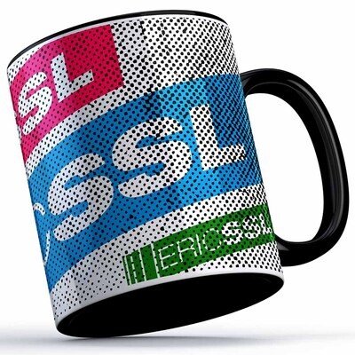 ERIC SSL Used-Look-Tasse (erhältlich in fünf Farben)