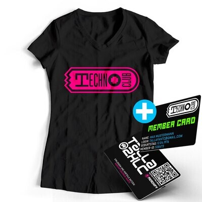 Legendary Technoclub T-Shirt (Women) + Technoclub Member Card inkl. 5 € Coupon Code
