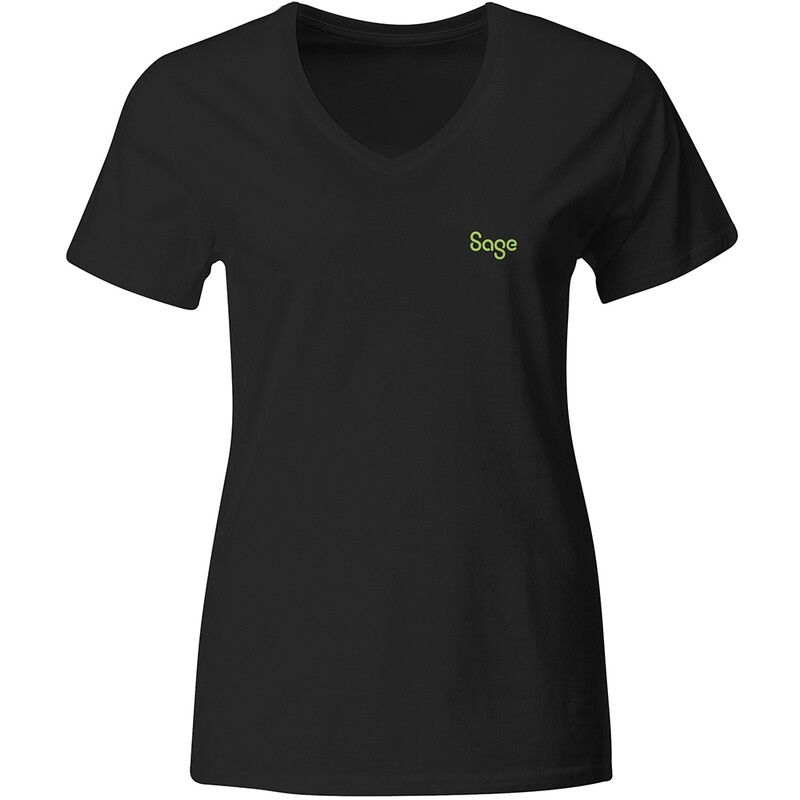 SAGE Classic T-Shirt mit V-Ausschnitt (Damen) SAGE Classic T-Shirt mit V-Ausschnitt (Damen)