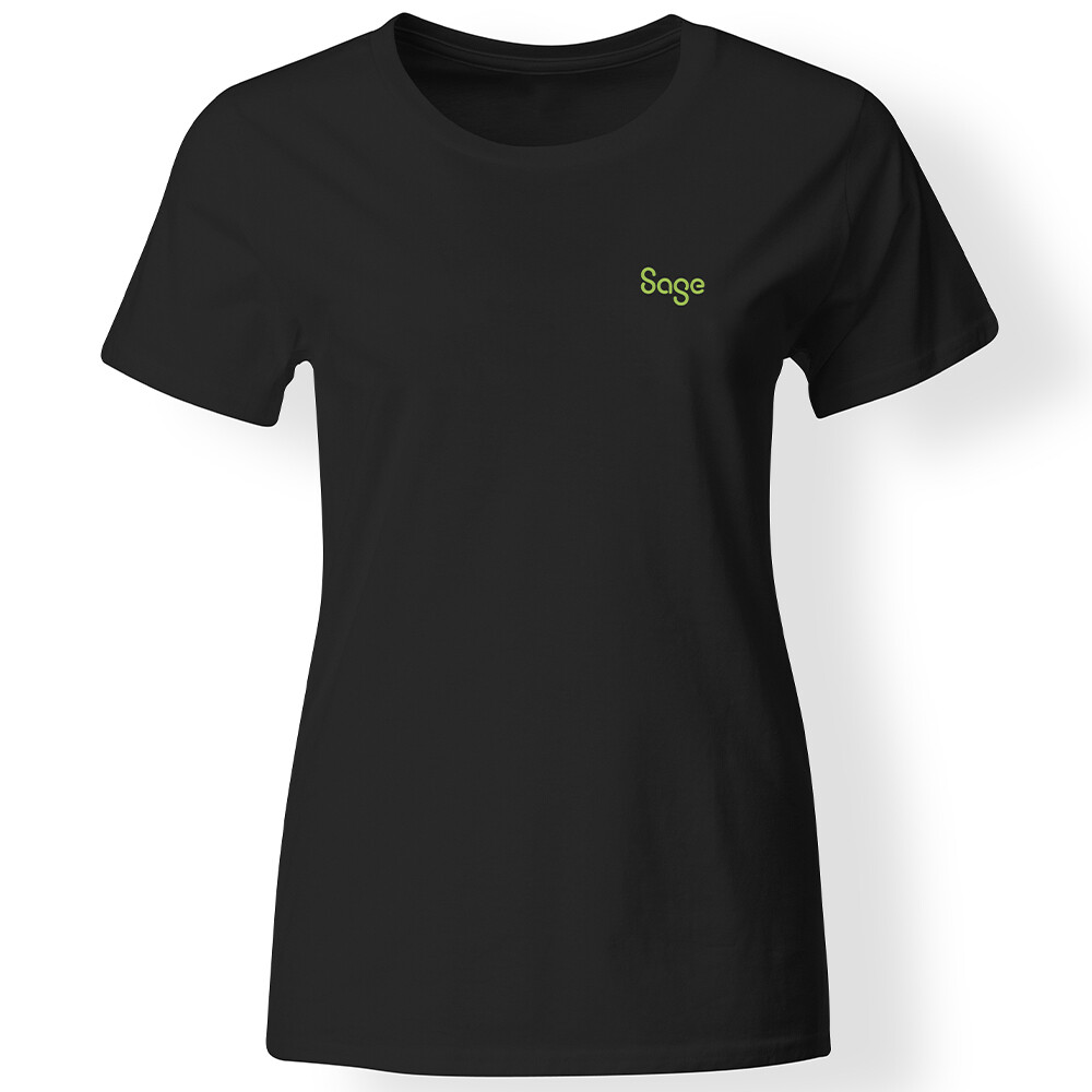 SAGE Classic T-Shirt mit Rundhalsausschnitt (Damen)