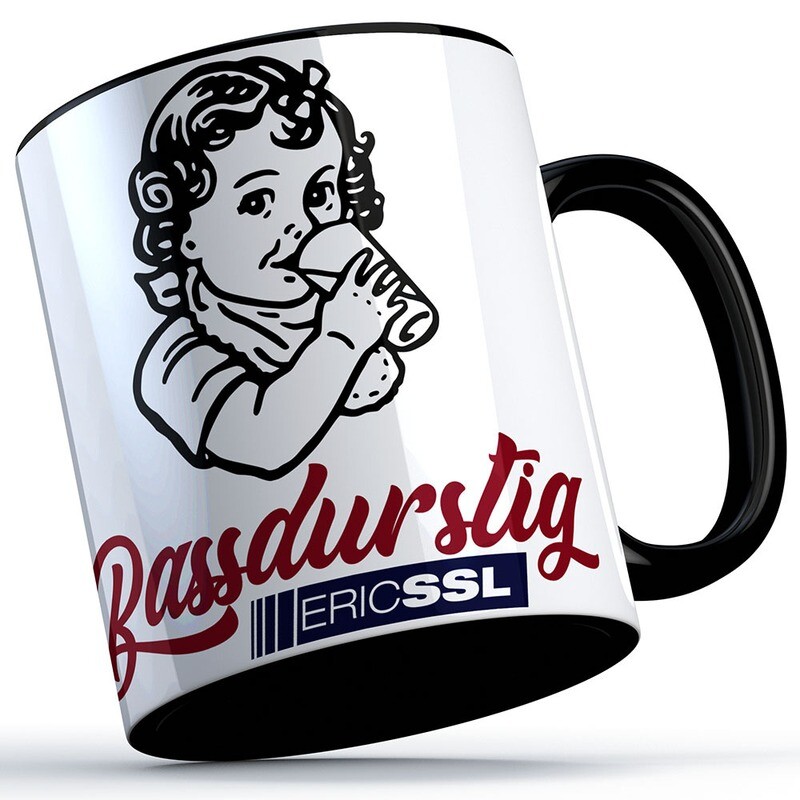Eric SSL "Bassdurstig" Tasse (erhältlich in fünf Farben)