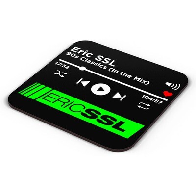 Eric SSL Streaming-Player Untersetzer aus Hartfaser
