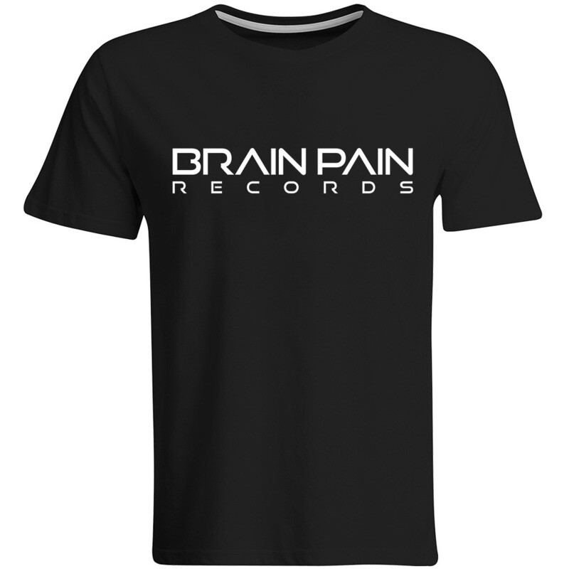 "BRAIN PAIN RECORDS" T-Shirt / Text Design (Men)