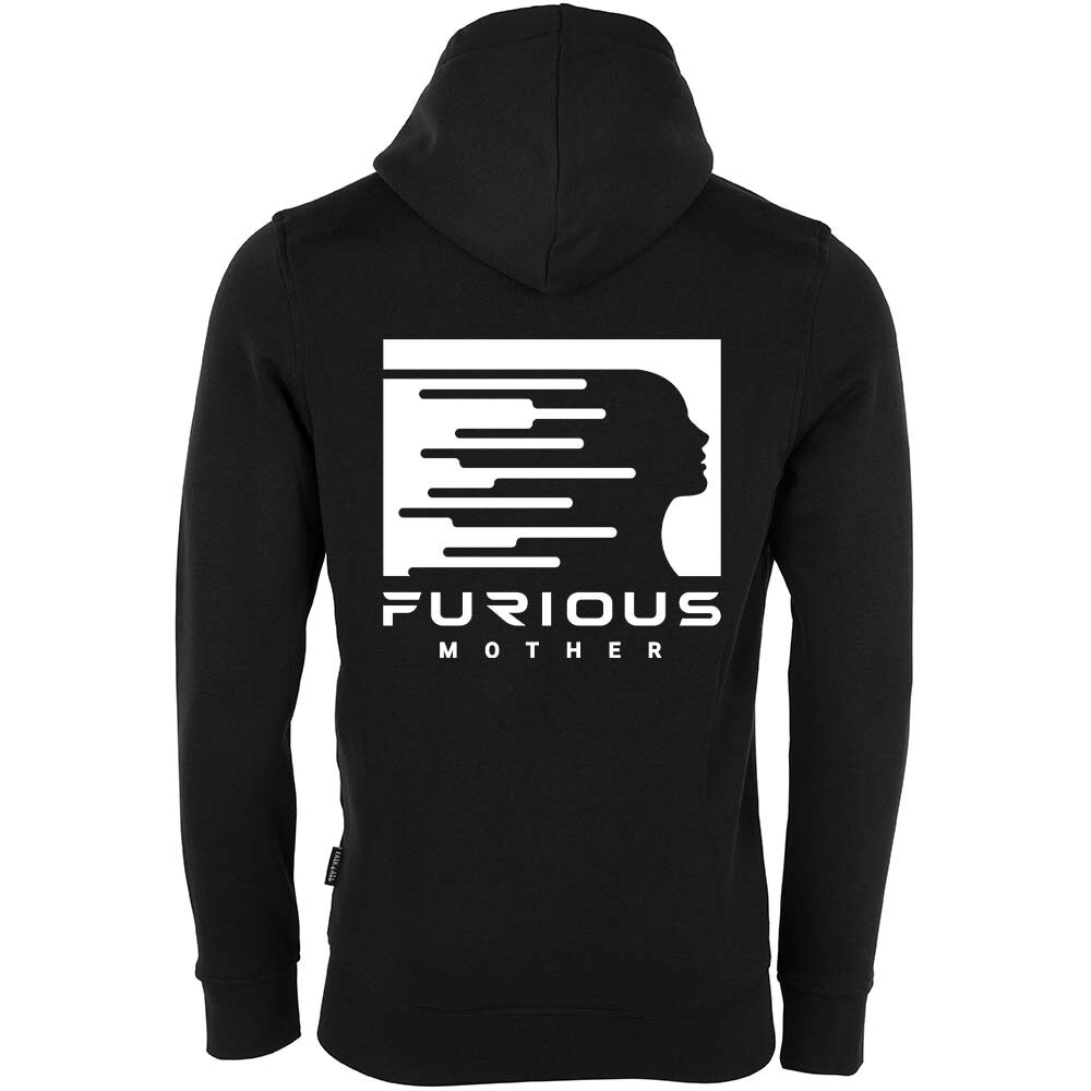 "FURIOUS MOTHER" Luxury Zip-Hoodie by DEVN6 / Artwork Design (Unisex)