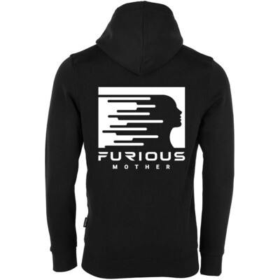"FURIOUS MOTHER" Luxury Zip-Hoodie by DEVN6 / Artwork Design (Unisex)
