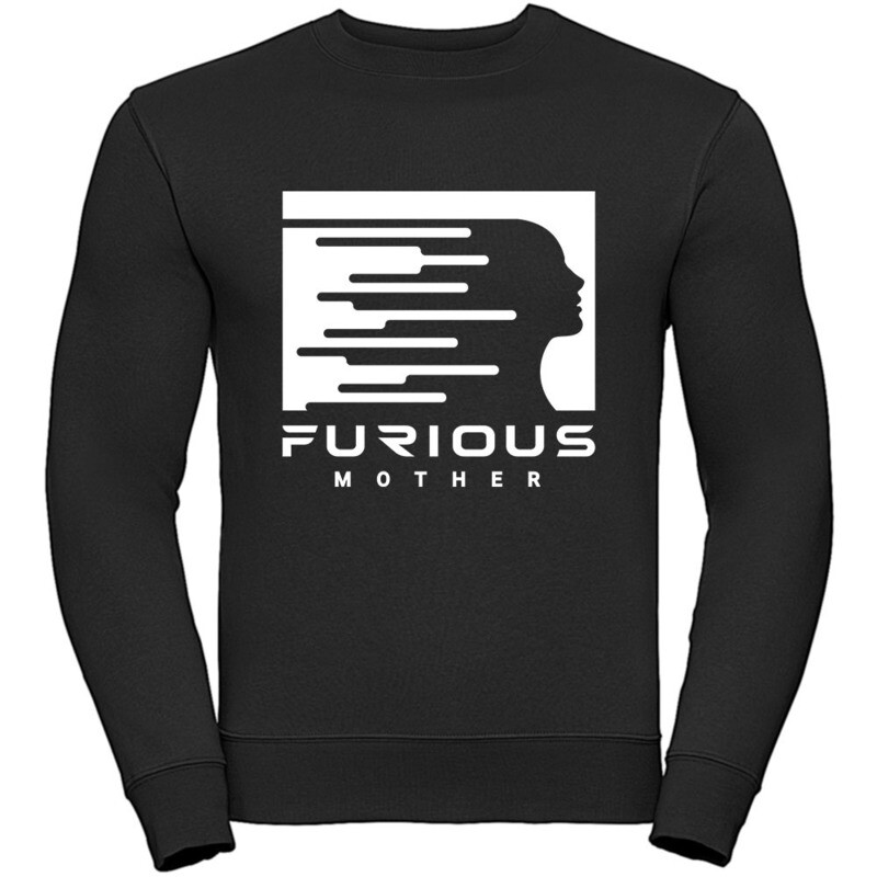 "FURIOUS MOTHER" Authentic Sweatshirt by DEVN6 / Artwork Design (Unisex)