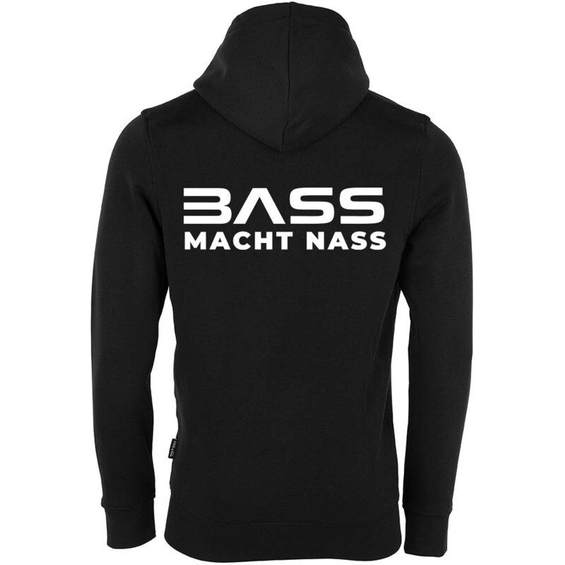 "Bass macht nass" Luxury Zip-Hoodie by DEVN6 (Unisex)