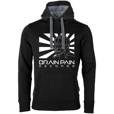 "BRAIN PAIN RECORDS" Luxury Hoodie / Artwork Design (Unisex)