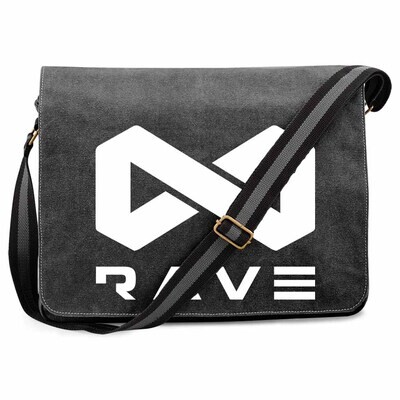 "RAVE " Vintage Messenger Bag by DEVN6