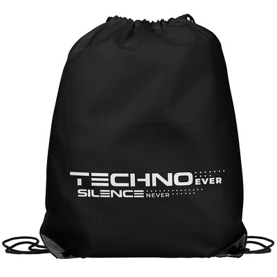 "Techno ever silence never" Festival bag by DEVN6
